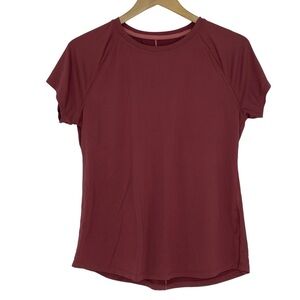 C9 by Champion maroon burgundy athletic short sleeve top wms sz medium